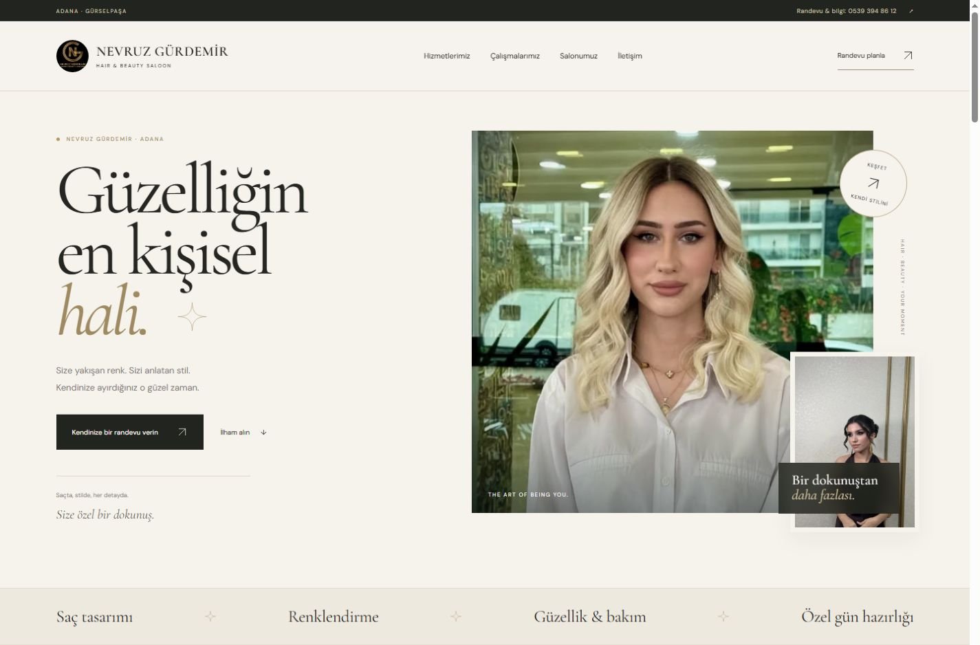 Nevruz Gürdemir — web sitesi önizlemesi